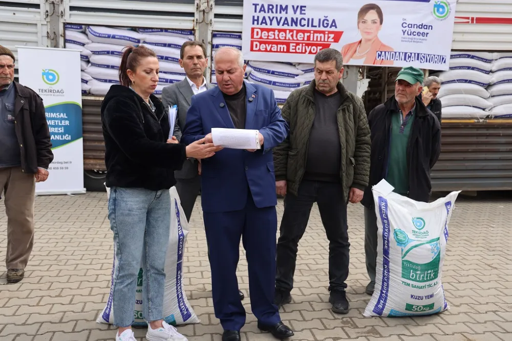 BÜYÜKŞEHİRDEN, ÜRETİCİLERE KUZU-OĞLAK YEMİ DESTEĞİ