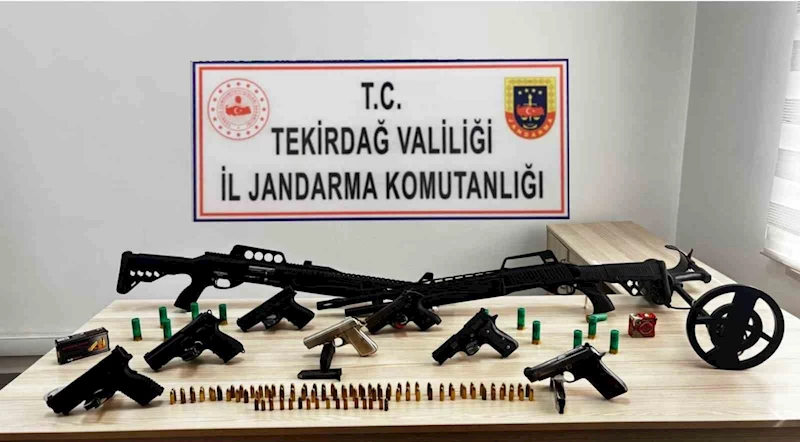 TEKİRDAĞ’DA JANDARMADAN KAÇAKÇILIK VE SİLAH OPERASYONLARI