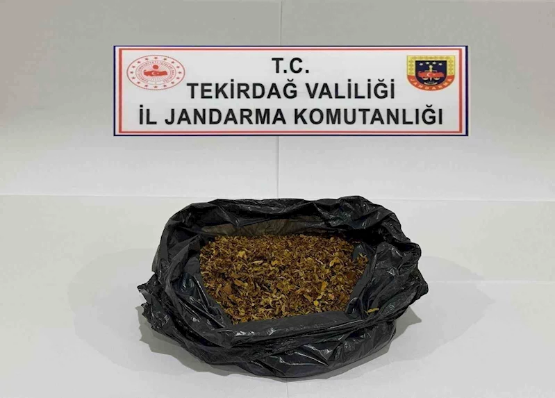TEKİRDAĞ’DA JANDARMADAN UYUŞTURUCU OPERASYONU