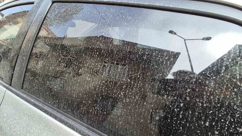 TEKİRDAĞ’DA GÖKTEN ÇAMUR YAĞDI