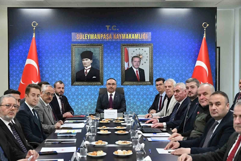 TEKİRDAĞ’DA İL SU KURULU TOPLANTISI GERÇEKLEŞTİRİLDİ