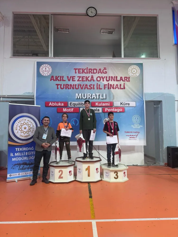 KAPAKLILI ÖĞRENCİ TEKİRDAĞ 2’NİCİSİ OLDU