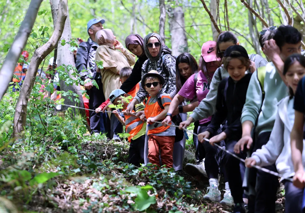 ÇOCUKLAR DOĞANIN KEYFİNİ ÇIKARDI
