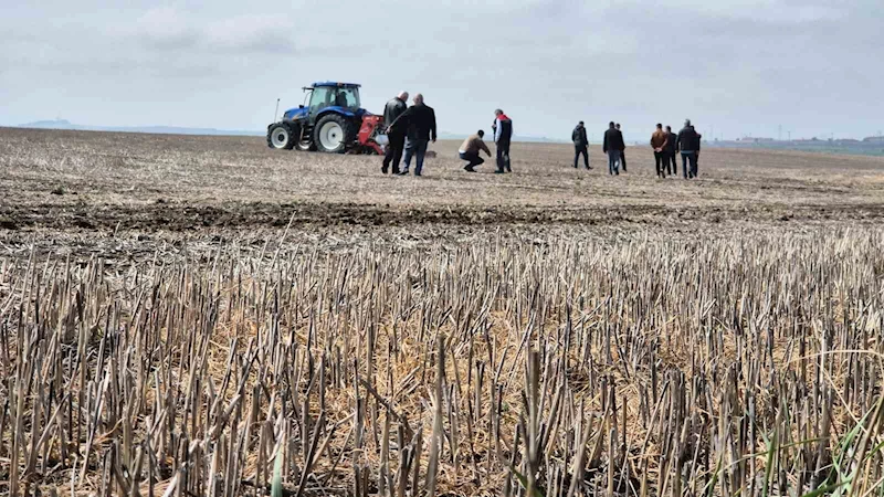 TEKİRDAĞ’DA ANIZA EKİM DÖNEMİ: ANIZA EKİM TÜRKİYE’YE ÖRNEK OLACAK