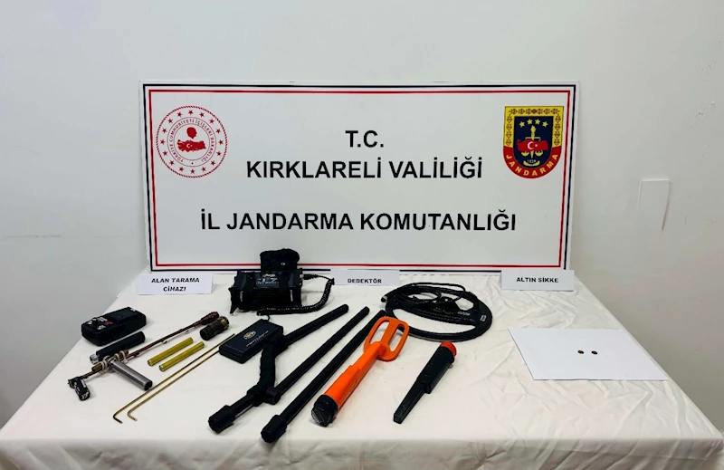 KIRKLARELİ MERKEZLİ 3 İLDE KAÇAK KAZI OPERASYONU: 14 GÖZALTI