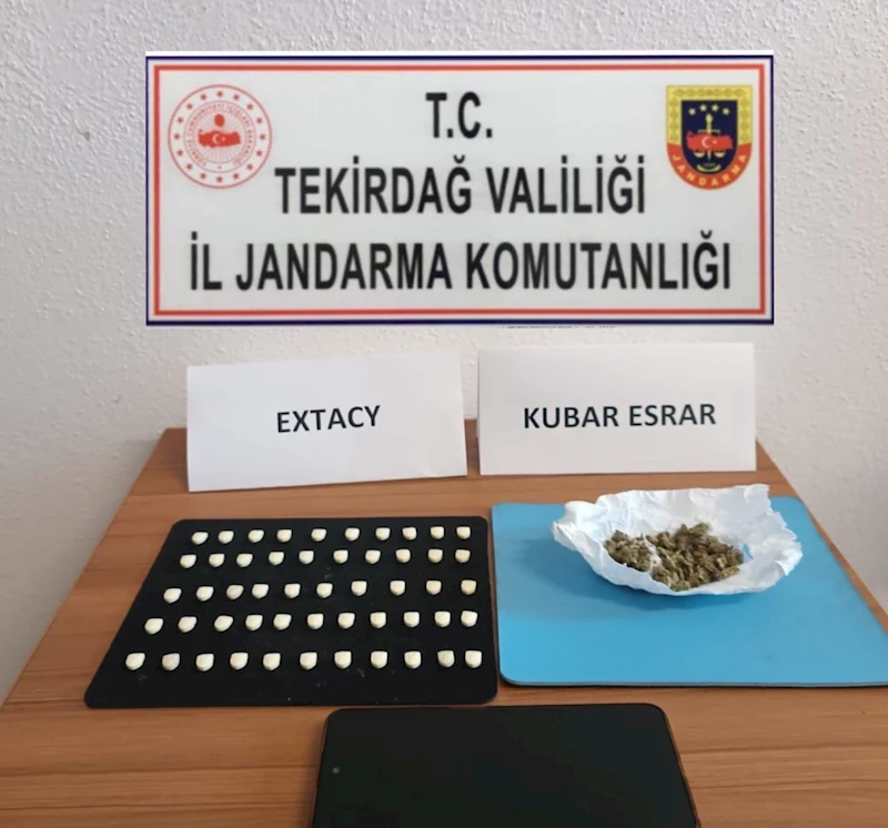 TEKİRDAĞ’DA JANDARMADAN UYUŞTURUCU OPERASYONLARI: ÇOK SAYIDA MADDE ELE GEÇİRİLDİ