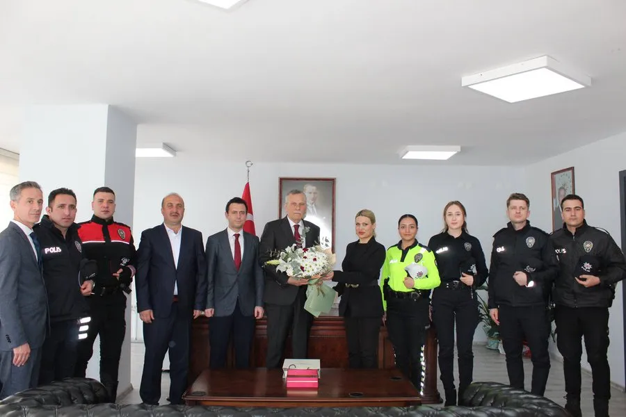 KAYMAKAM GÜNLÜ’YE POLİS HAFTASI ZİYARETİ