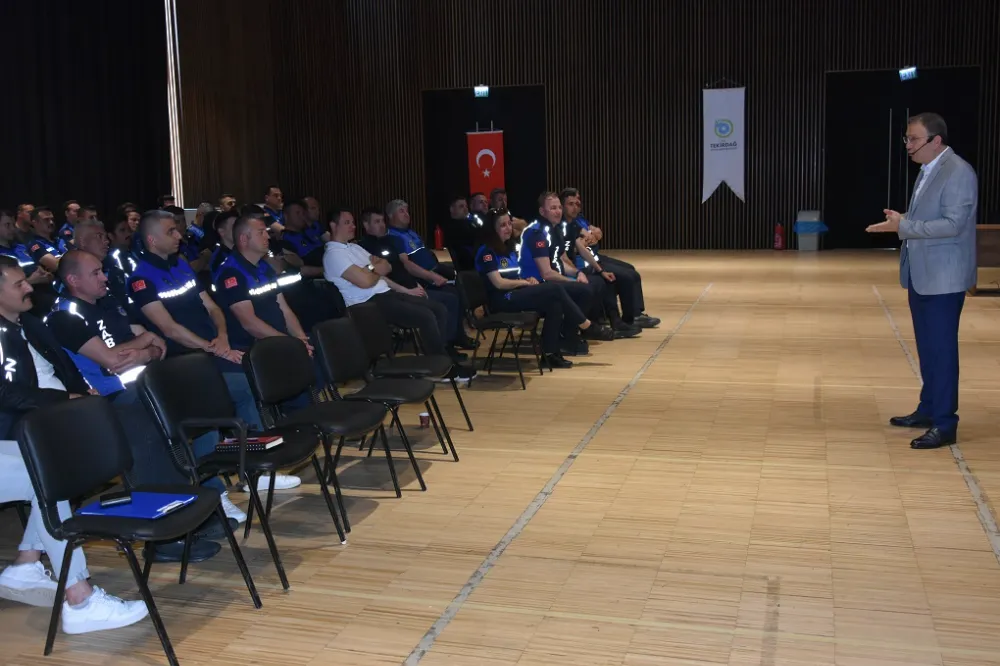 TEKİRDAĞ BÜYÜKŞEHİR BELEDİYESİ’NİN EV SAHİPLİĞİNDE ZABITA MEMURLARINA MEVZUAT EĞİTİMİ