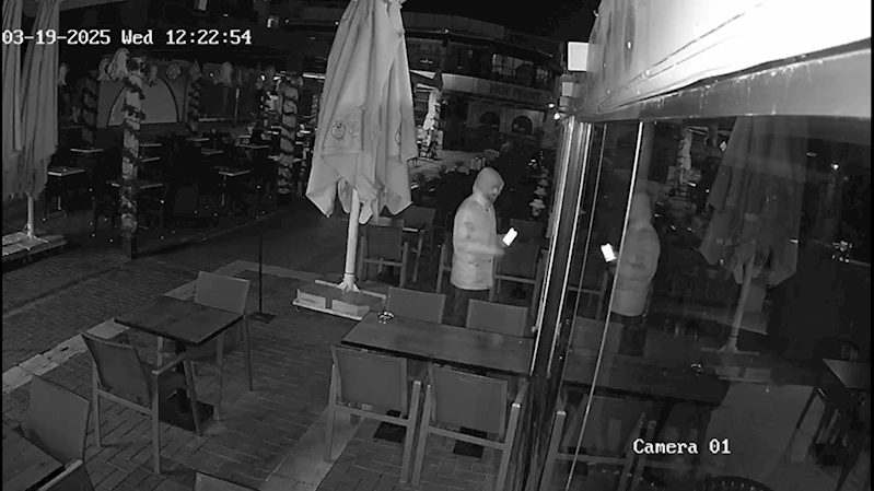 ÇALIŞTIĞI İŞ YERİNİ SOYAN HIRSIZ KAMERADA 