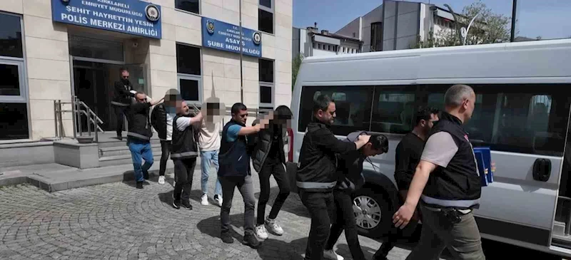 ’SAZAN SARMALI’ DOLANDIRICILIK OPERASYONUNDA 8 GÖZALTI