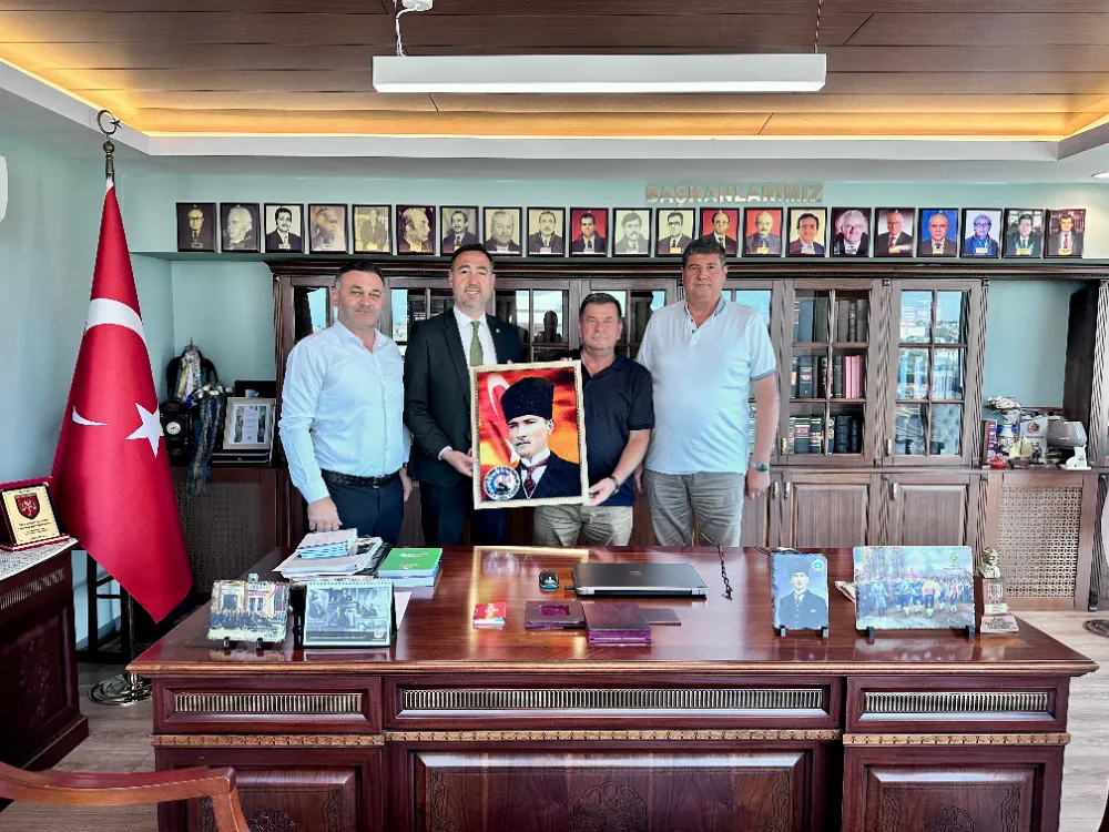 ÇERKEZKÖY ODA BAŞKANLARINDAN BARO BAŞKANINA ZİYARET