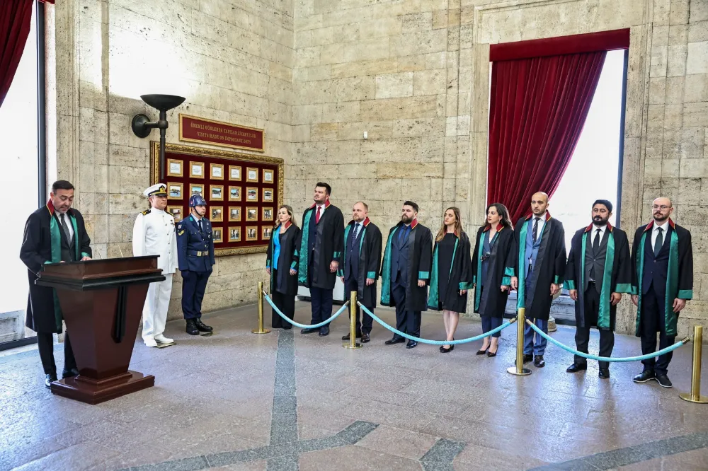 TEKİRDAĞ BAROSU’NDAN ANITKABİR VE TÜRKİYE BAROLAR BİRLİĞİ’NE ZİYARET GERÇEKLEŞTİRİLDİ