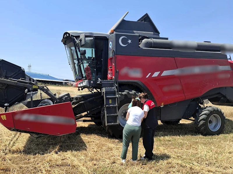 ARPA VE BUĞDAY HASAT KONTROLLERİ YAPILIYOR