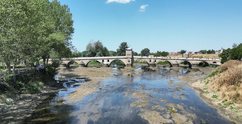 TUNCA NEHRİ’NDE KURAKLIK ALARMI