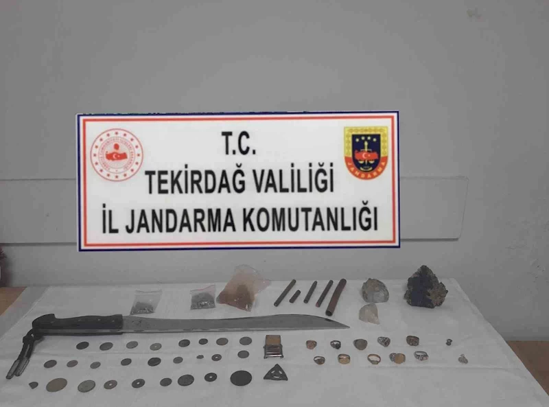 TEKİRDAĞ’DA SİLAH VE TARİHİ ESER OPERASYONLARI: 3 AYRI ADRESE EŞ ZAMANLI DENETİM