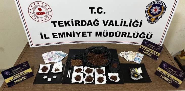 TEKİRDAĞ’DA UYUŞTURUCU OPERASYONUNDA 9 KİŞİ TUTUKLANDI