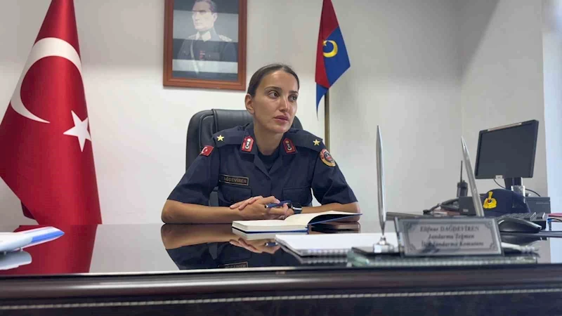 TEKİRDAĞ’IN İLK KADIN İLÇE JANDARMA KOMUTANI