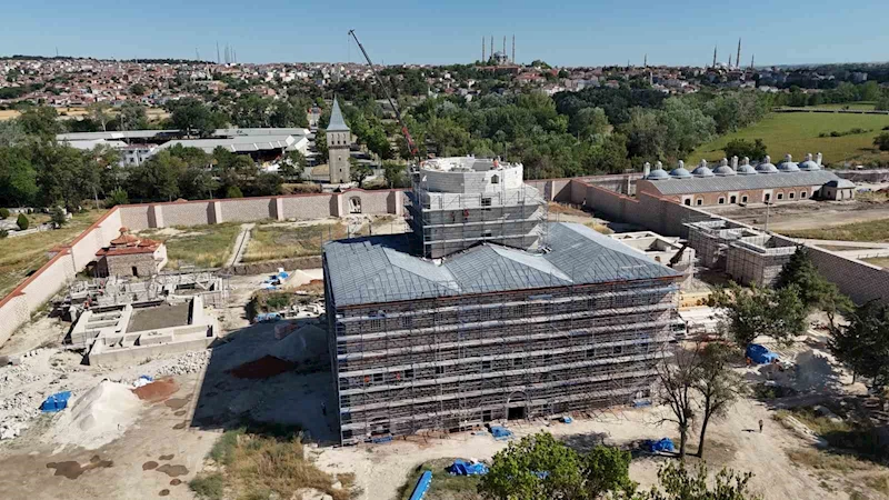 EDİRNE SARAYI’NDA RESTORASYON ÇALIŞMALARININ YARISI TAMAMLANDI