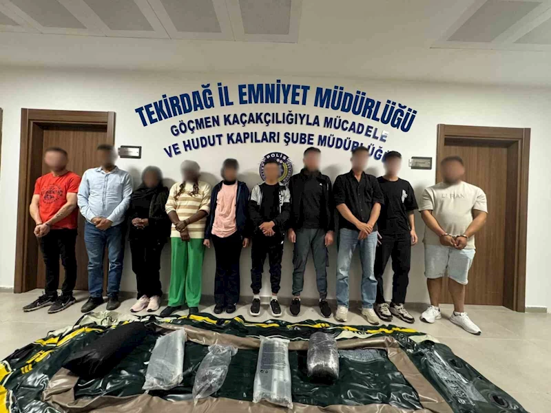 TEKİRDAĞ’DA GÖÇMEN KAÇAKÇILARINA YÖNELİK OPERASYONDA 2 KİŞİ TUTUKLANDI
