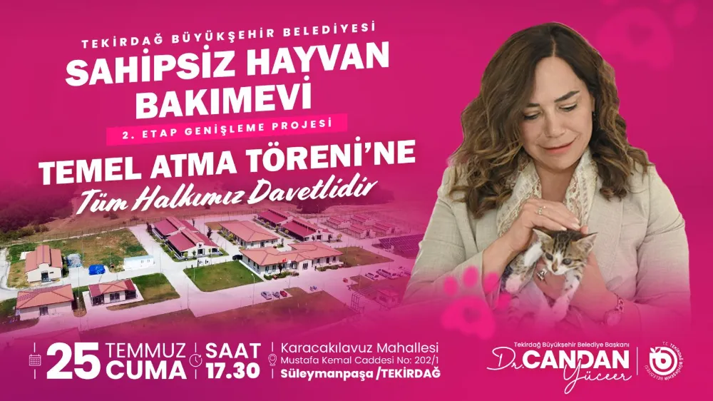 TEKİRDAĞ’DA SAHİPSİZ CANLARA YENİ YUVA: BAKIMEVİ GENİŞLİYOR