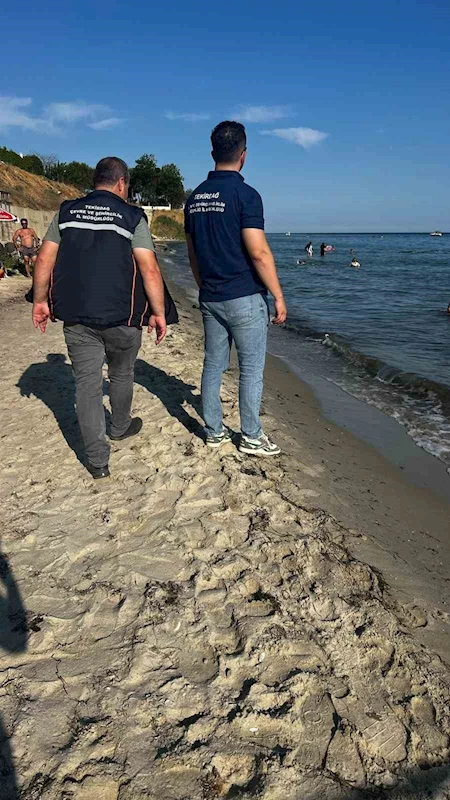 MARMARAEREĞLİSİ’NDE SAHİLE ATIK SU DENETİMİ YAPILDI