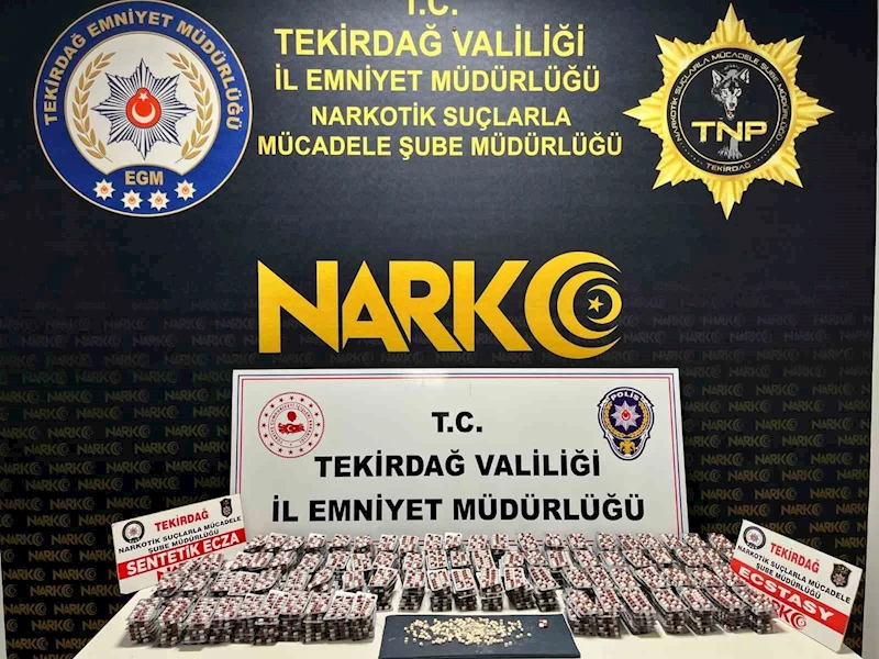 TEKİRDAĞ’DA UYUŞTURUCU OPERASYONUNDA 3 KİŞİ TUTUKLANDI