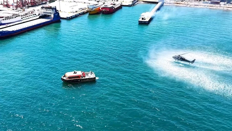 TEKİRDAĞ’DA ‘DENİZYOLUYLA UYUŞTURUCU SEVKİYATINA BASKIN’ TATBİKATINDAN YENİ GÖRÜNTÜLER