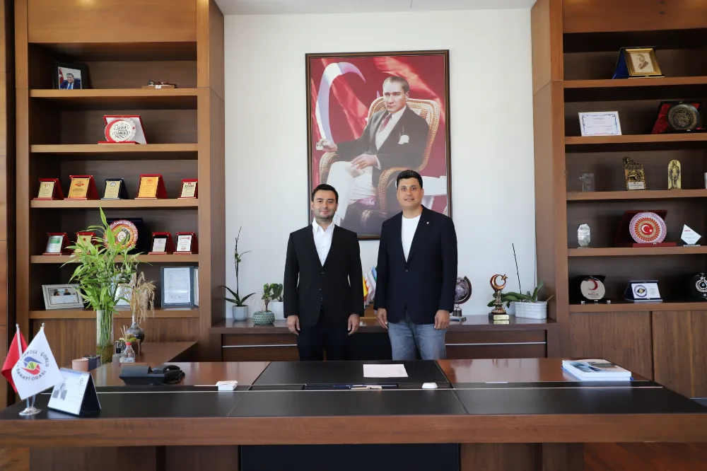 İZZET VOLKAN’A AYDIN’DAN MİSAFİR