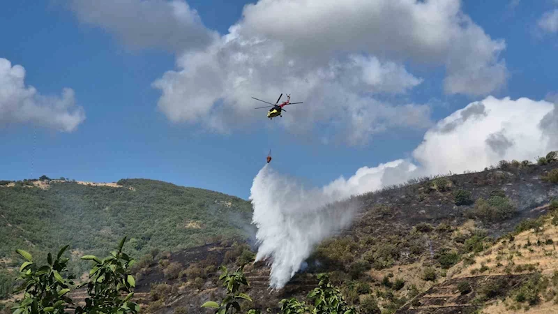 TEKİRDAĞ’DAKİ MAKİLİK YANGINI KONTROL ALTINA ALINDI