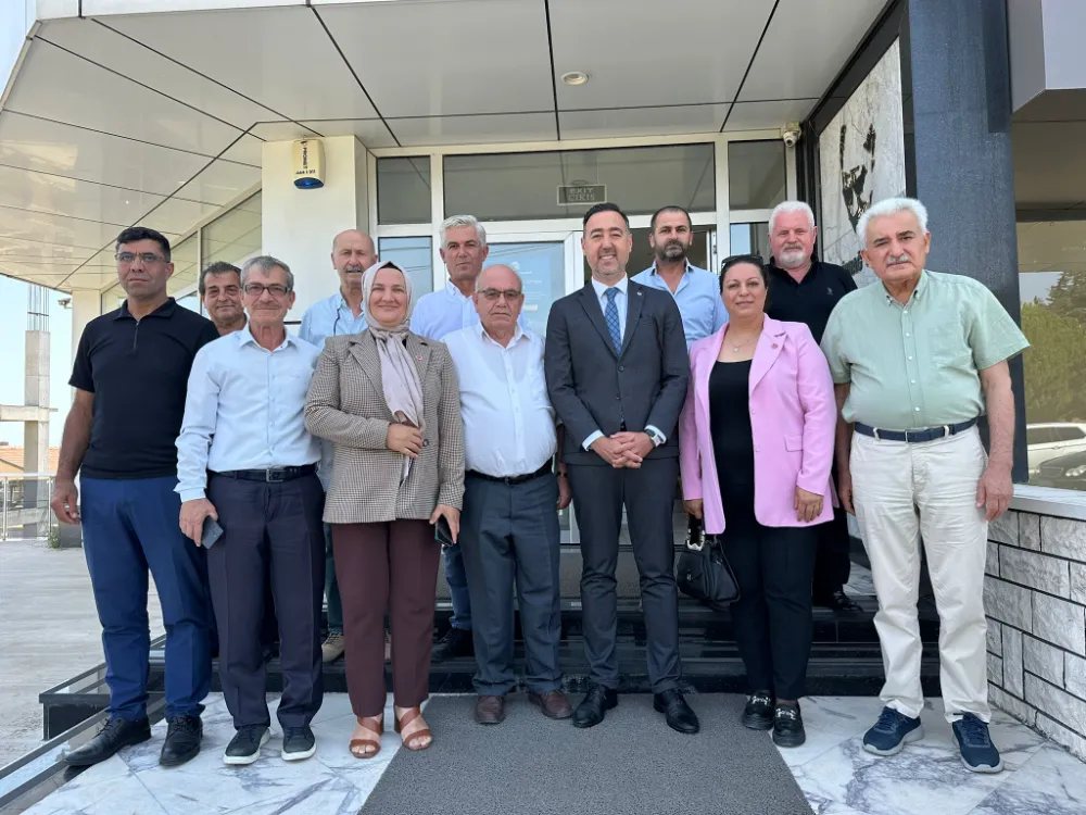 ÇERKEZKÖY MUHTARLARINDAN BARO BAŞKANI’NA ZİYARET