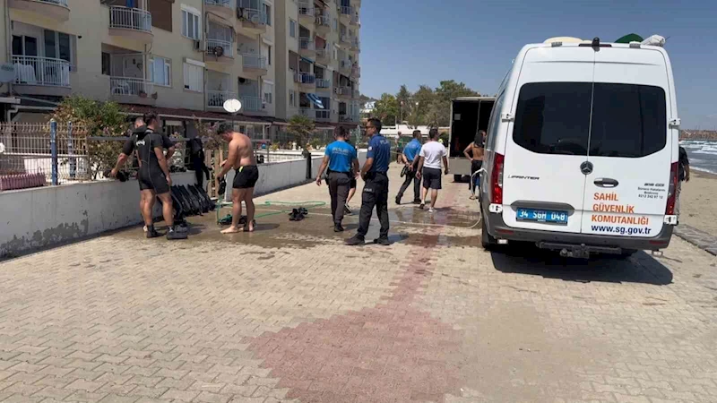 TEKİRDAĞ’DA DENİZDE KAYBOLAN GENCİ ARAMA ÇALIŞMALARINDA ÜÇÜNCÜ GÜN