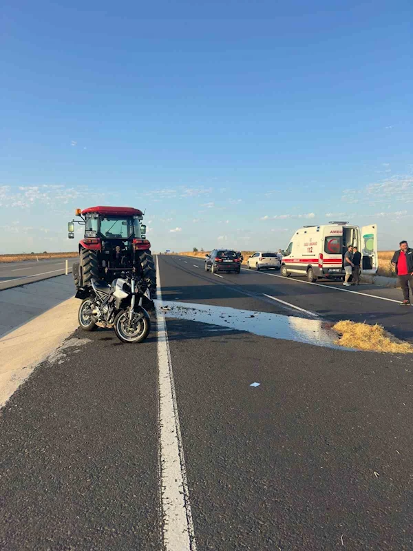 MURATLI ÇEVREYOLUNDA TRAFİK KAZASI: 1 YARALI