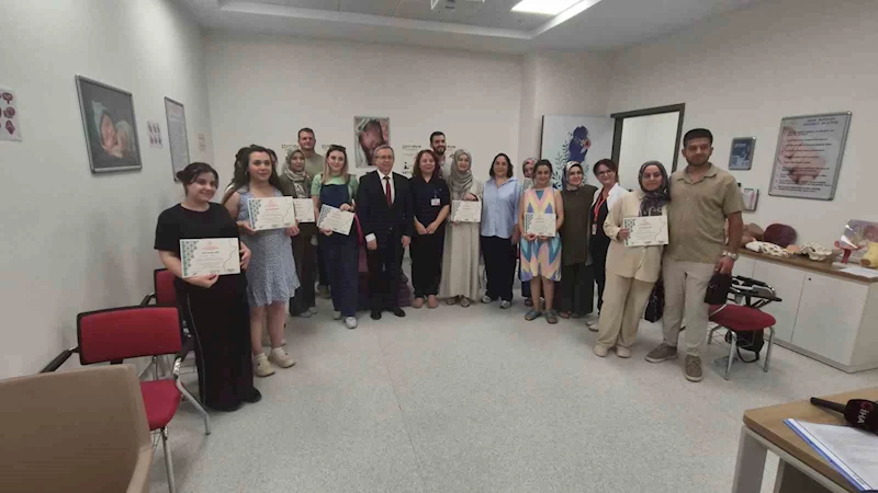 TEKİRDAĞ ŞEHİR HASTANESİ GEBE OKULU’NDA ANNE ADAYLARI DOĞUMA HAZIRLANIYOR