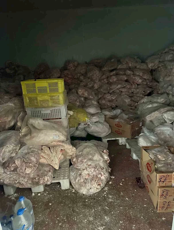 GIDA DEPOSUNDA ELE GEÇİRİLDİ, 210 BİN TL CEZA KESİLDİ