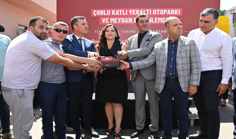 BÜYÜKŞEHİR’DEN ÇORLU’YA MODERN KATLI YERALTI OTOPARKI VE YAŞAM ALANI