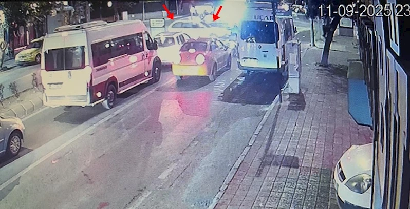 TEKİRDAĞ’DA YAYA GEÇİDİNDEN YOLUN KARŞISINA GEÇEN OTOMOBİLE CEZA GECİKMEDİ