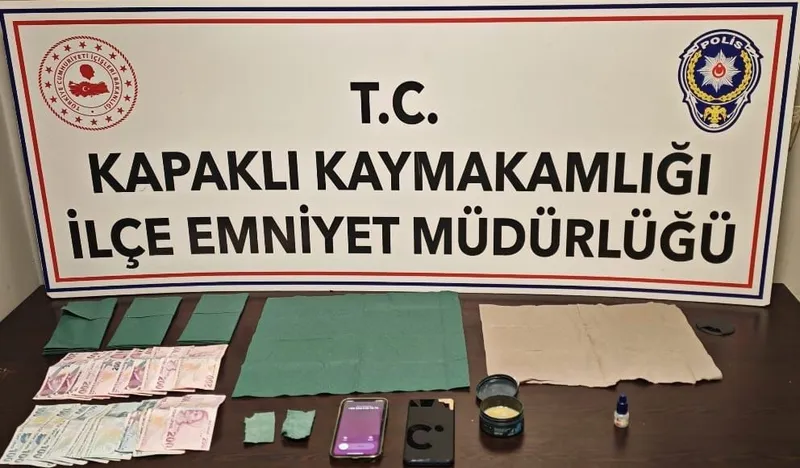 KAPAKLI’DA YAKALANAN ZEHİR TACİRİ TUTUKLANDI