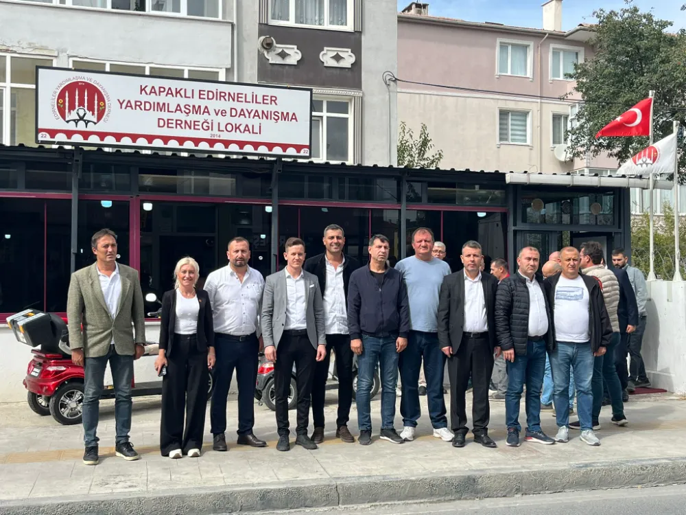 KAPAKLI’DA EDİRNELİLER DERNEĞİ’NDE YENİ DÖNEM: GÜLTEKİN GÜNAY BAŞKAN SEÇİLDİ