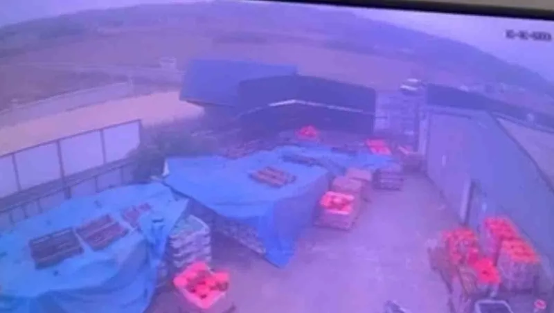 TEKİRDAĞ’DA KORKUNÇ KAZANIN GÜVENLİK KAMERASI GÖRÜNTÜSÜ ORTAYA ÇIKTI