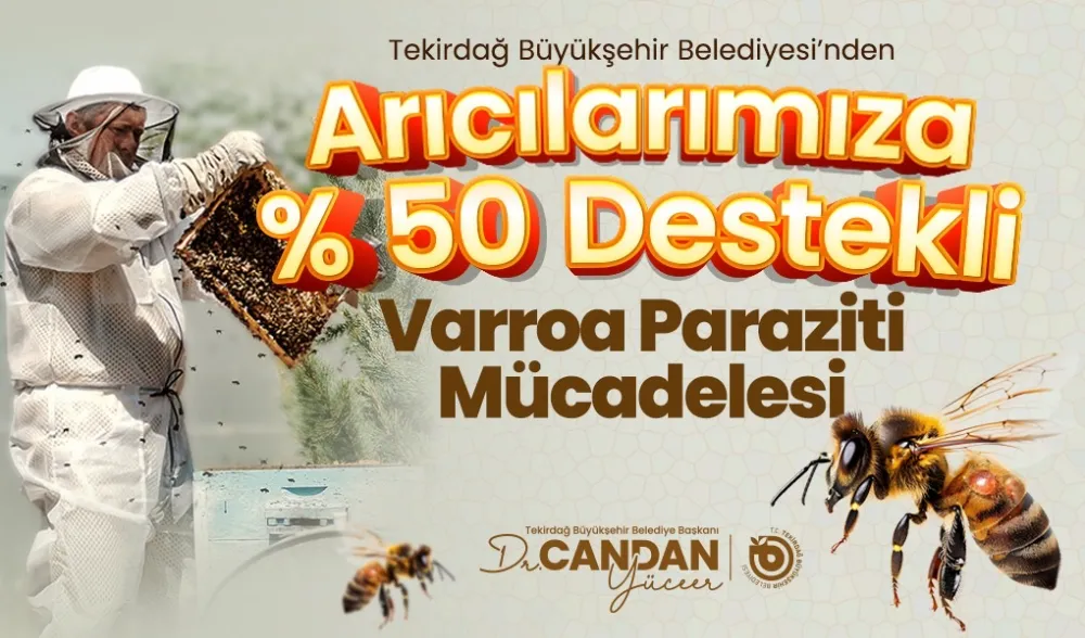 BÜYÜKŞEHİR’DEN, ARICILIĞI TEHDİT EDEN PARAZİT İLE MÜCADELE PROJESİ