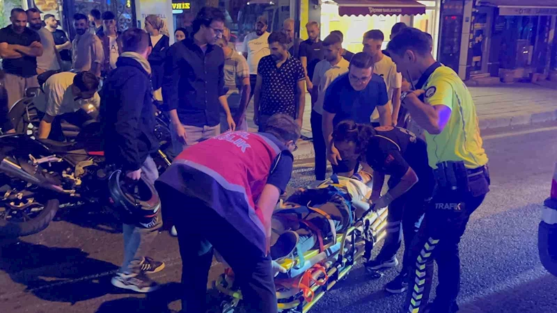 ÇORLU’DA TRAFİK KAZASI: 2 YARALI