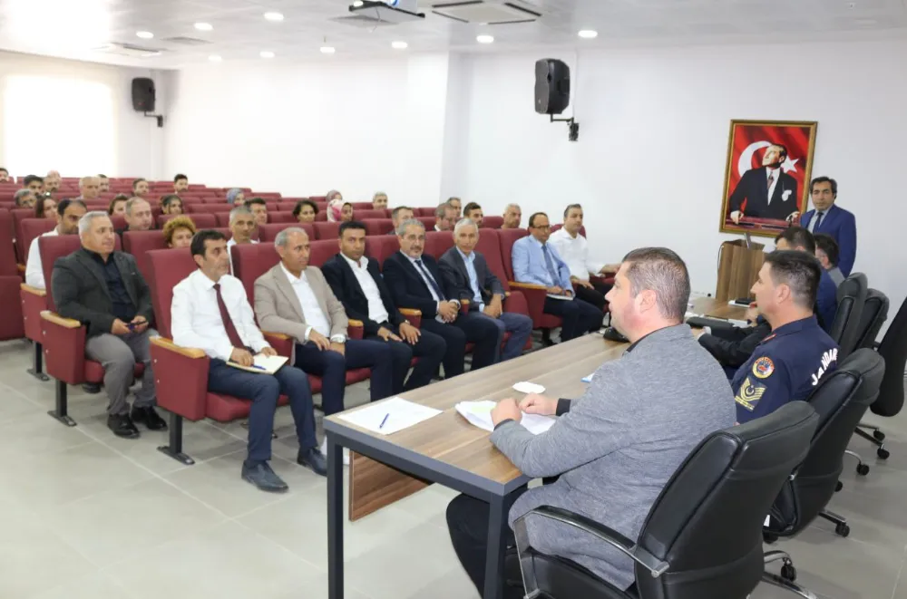 KAPAKLI KAYMAKAMI GÜRDAL OKUL GÜVENLİĞİ TOPLANTISI YAPTI