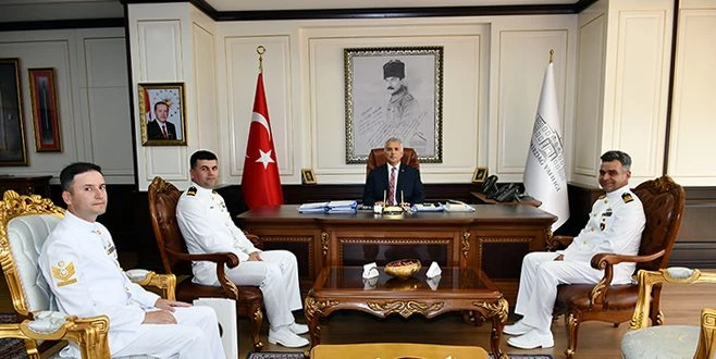 YARBAY CENK TAŞLI VALİ AZİZ YILDIRIM?I ZİYARET