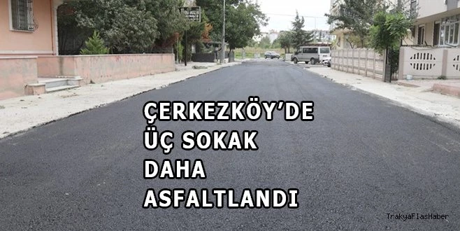 4 BİN 864 METREKARELİK YOL AĞI SICAK ASFALT OLDU