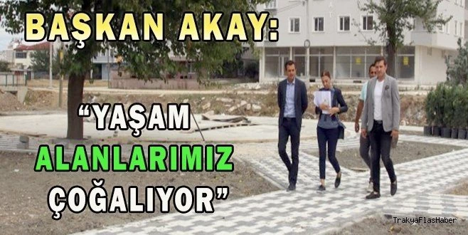4 FARKLI ALANA 14 BİN METREKARE PARK YAPILACAK