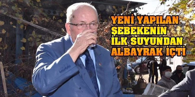 45 GÜNDE İÇMESUYU HATTI HİZMETE SUNULDU