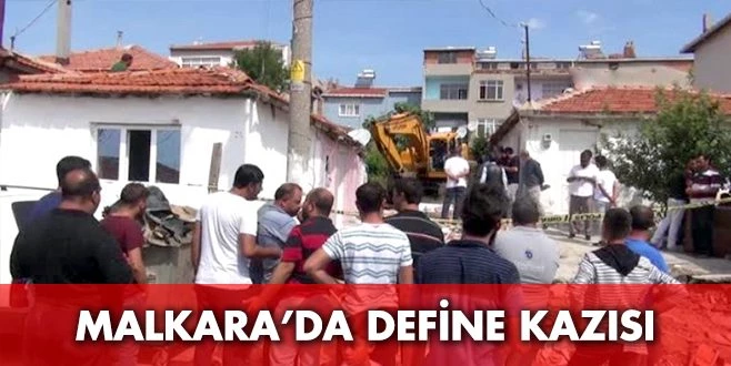 MALKARA`DA 5 TON ALTIN İÇİN KAZI ÇALIŞMASI YAPILDI