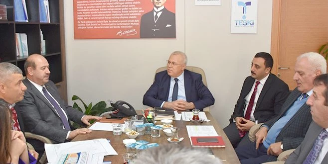 GEÇİCİ BARINMA MERKEZİ ALANLARINA İLİŞKİN TESKİ?DE TOPLANTI