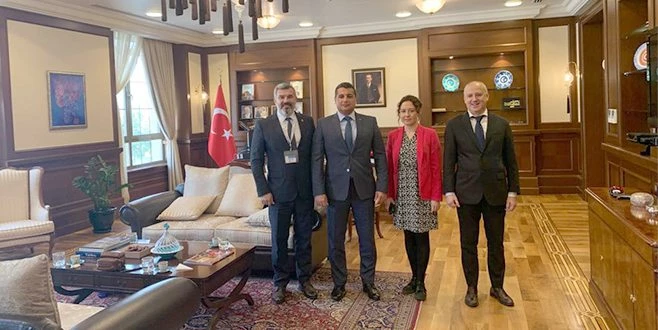 AHMET ÇETİN ABU DABİ BÜYÜKELÇİMİZİ ZİYARET ETTİ