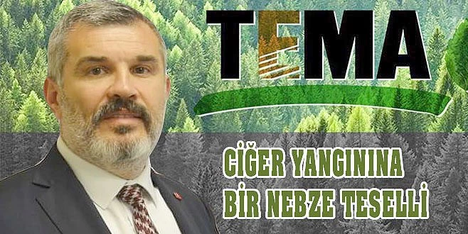 AHMET ÇETİN?DEN ORMAN YANGINLARINA FİDAN BAĞIŞI